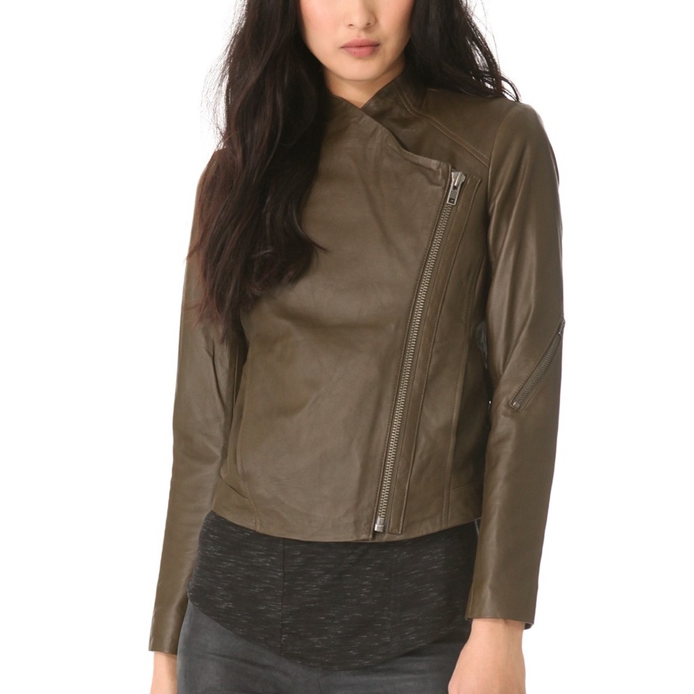 HELMUT Helmut Lang Leather Moto Jacket